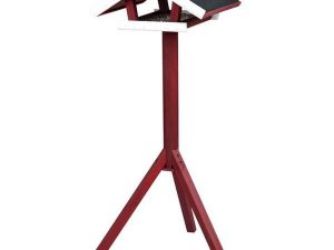 Trixie Futterhaus mit Ständer - rot-weiß