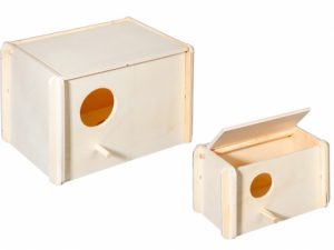 Karlie Nistkasten aus Naturholz - Groß