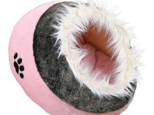 Trixie Kuschelhöhle Minou - rosa/grau
