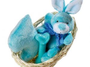 Karlie Welpen-Spielset im Körbchen - Blau