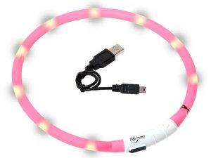 Karlie Visio Light LED-Leuchtschlauch mit USB - Pink