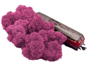 Muwse Islandmoos Veilchen Pink 25 g Maßstab Spur H0 Modellbau