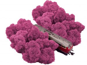 Muwse Islandmoos Veilchen Pink 50 g Maßstab Spur H0 Modellbau