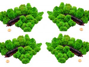 Muwse Islandmoos Grasgrün 100 g Maßstab Spur N Modellbau