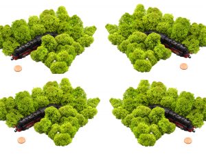 Muwse Islandmoos Frühlingsgrün 100 g Maßstab Spur N Modellbau