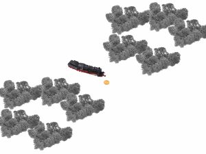 Muwse Islandmoos Titangrau 50 g Maßstab Spur N Modellbau