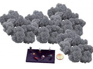 Muwse Islandmoos Titangrau 100 g Maßstab Spur TT Modellbau