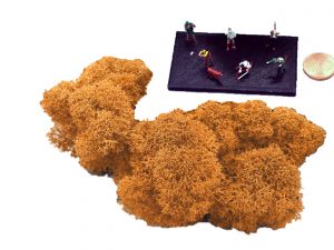 Muwse Islandmoos Melonengelb 10 g Maßstab Spur TT Modellbau