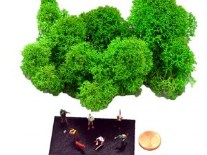 Muwse Islandmoos Grasgrün 10 g Maßstab Spur TT Modellbau